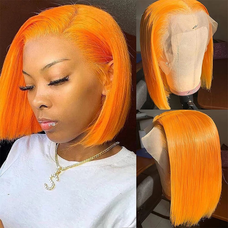 Ginger bob outlet wig