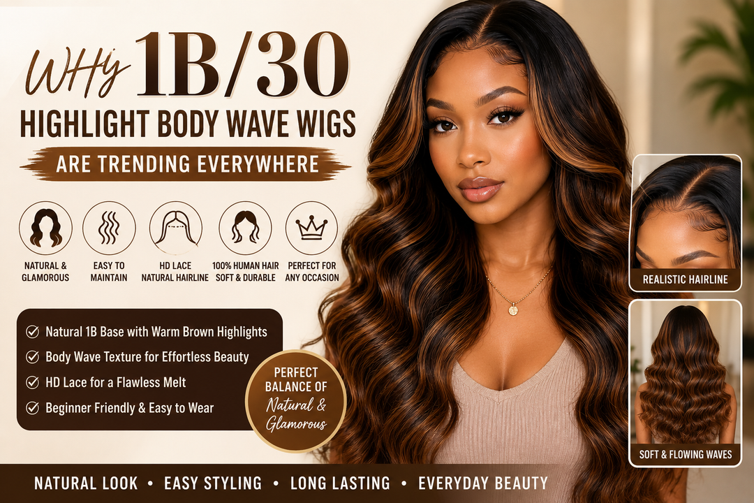 Highlight Body Wave Wig Human Hair