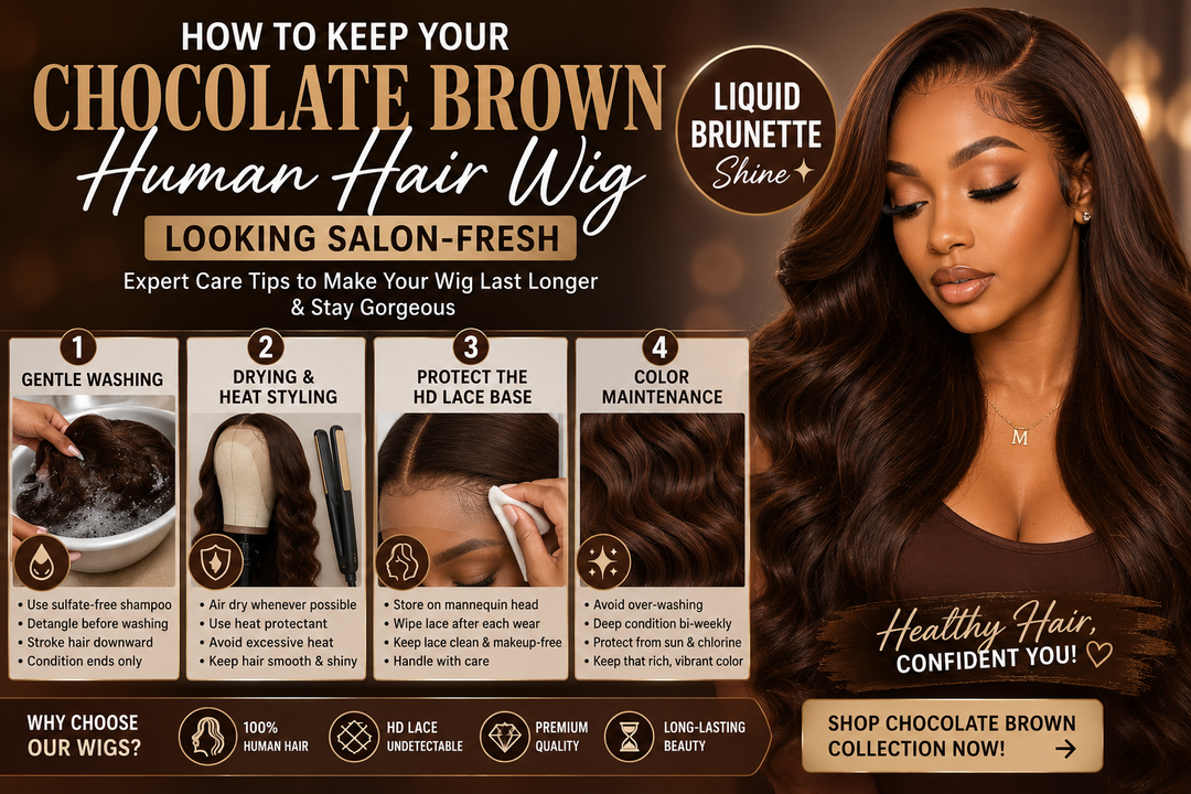 chocolate brown wig