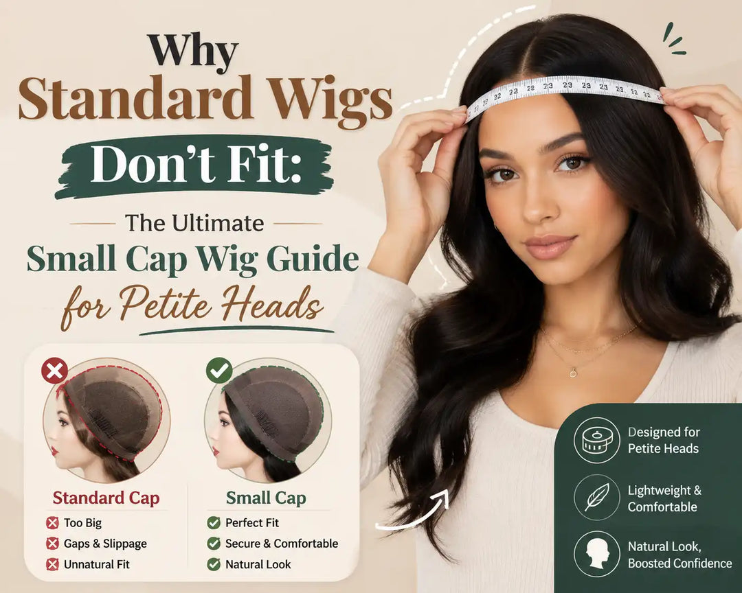 Why Standard Wigs Don’t Fit: The Ultimate Small Cap Wig Guide for Petite Heads