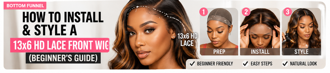 How to Install and Style a 13x6 HD Lace Front Wig: A Complete Beginner’s Guide Intro