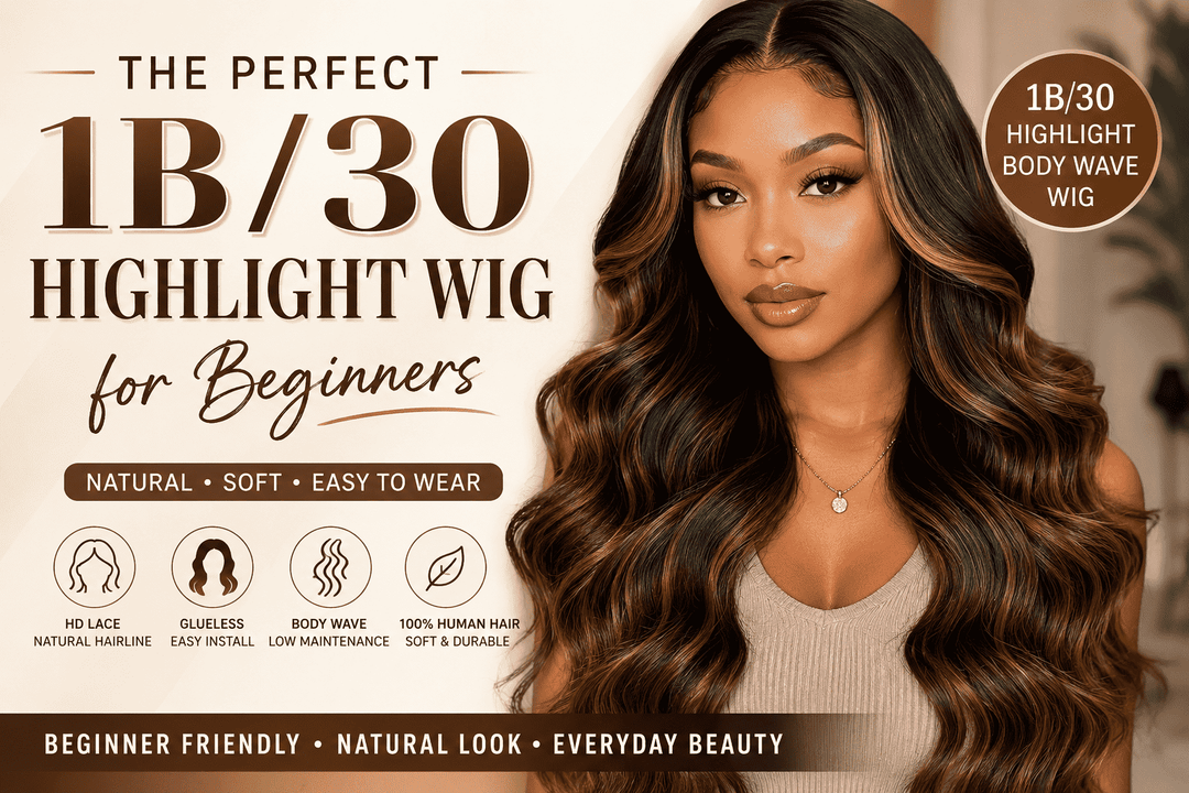 Best 1B/30 Highlight Wig For Beginners in 2026