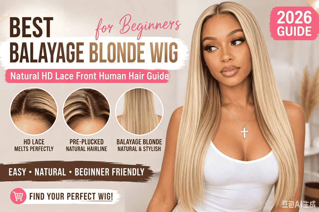 Best Balayage Blonde Wig for Beginners: Natural HD Lace Front Human Hair Guide (2026)