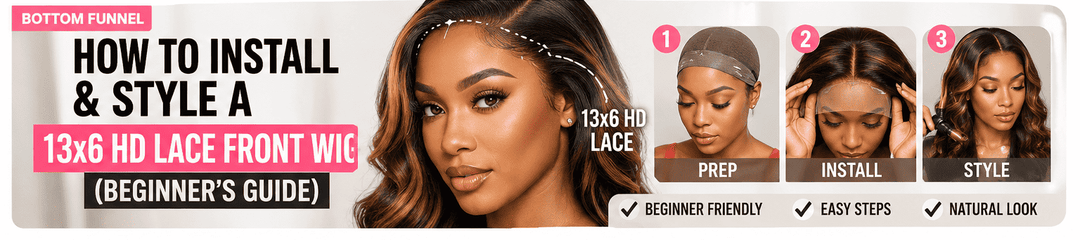 How to Install and Style a 13x6 HD Lace Front Wig: A Complete Beginner’s Guide Intro