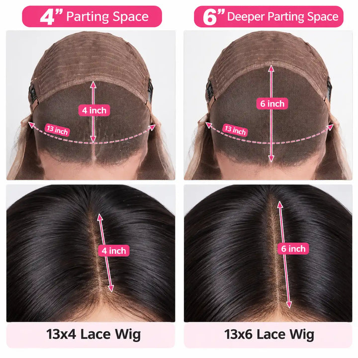 13X4 LACE WIG VS 13X6 LACE WIG