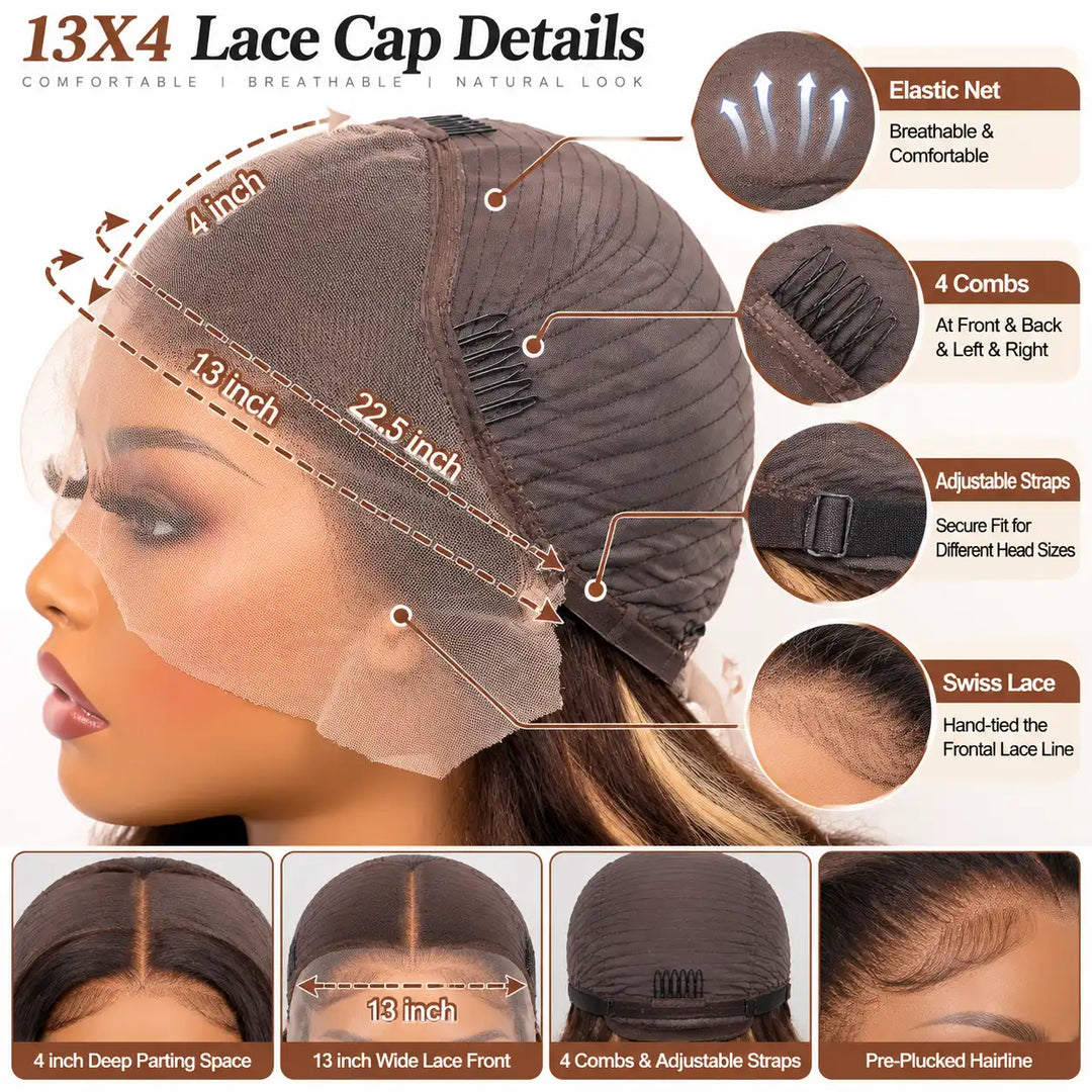 13x4 HD Lace Front Human Hair Wig