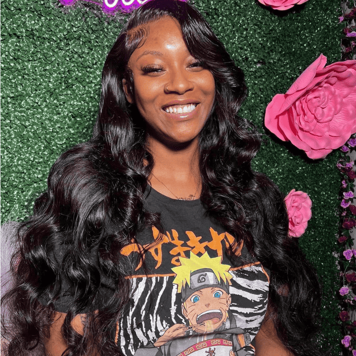 13x4 HD lace front glueless wig, Body Wave human hair