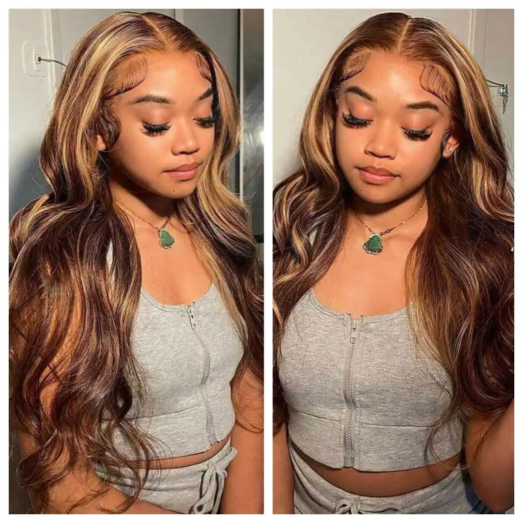 13x4 HD transparent lace human hair wig