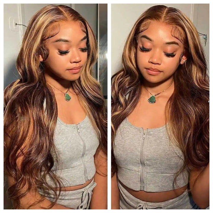 13x4 HD transparent lace human hair wig
