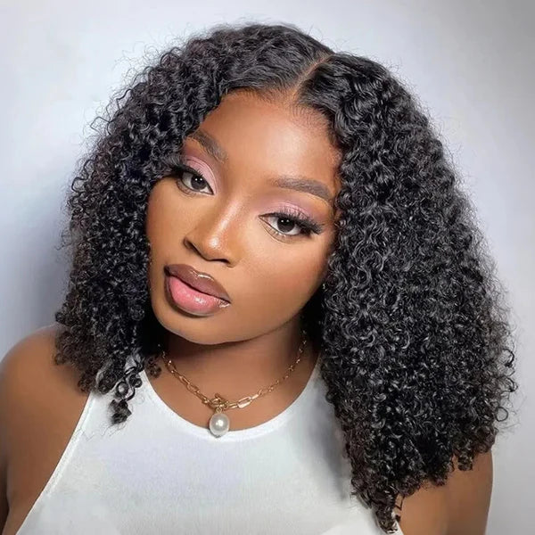 13x4 lace front deep wave bob wig made with premium human hair