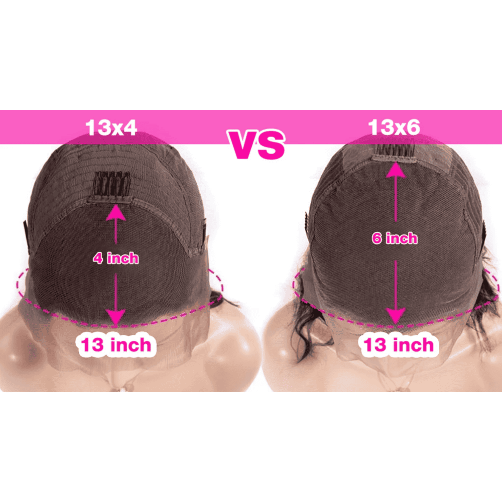 ALIGLOSSY 13 by 4 13 by 6 Lace Frontal Wig 13 * 4 13 * 6 Water Wave Human Hair Wigs