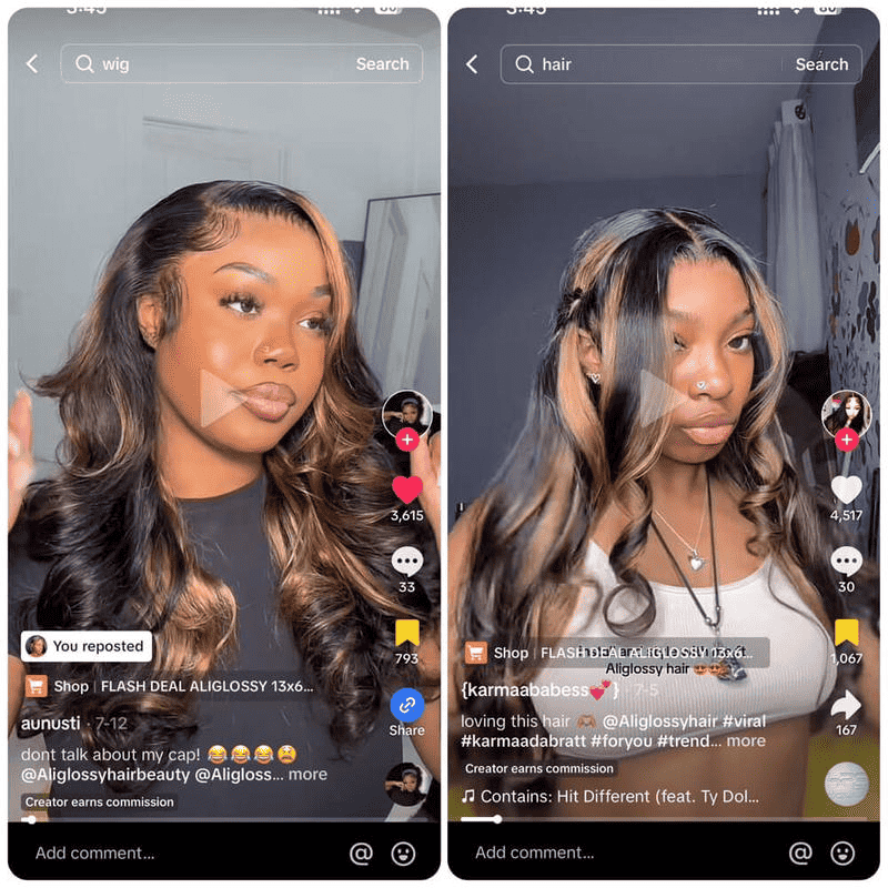 13x6 HD lace front wig, 1B/30 Highlight Body Wave texture, beginner friendly
