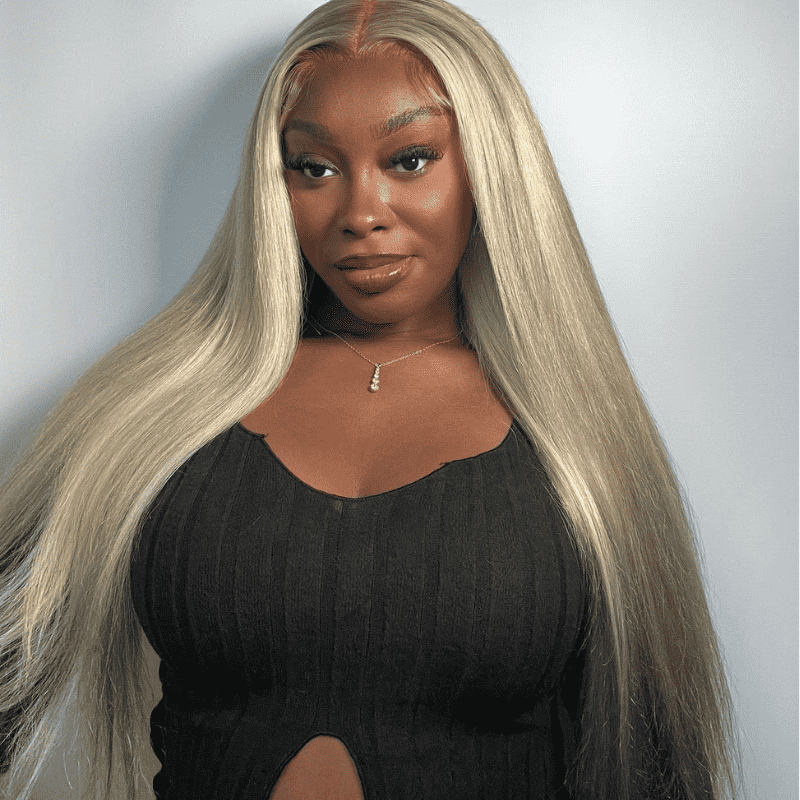 180% density Body Wave wig, Balayage Ash Blonde, 13x4 HD lace front