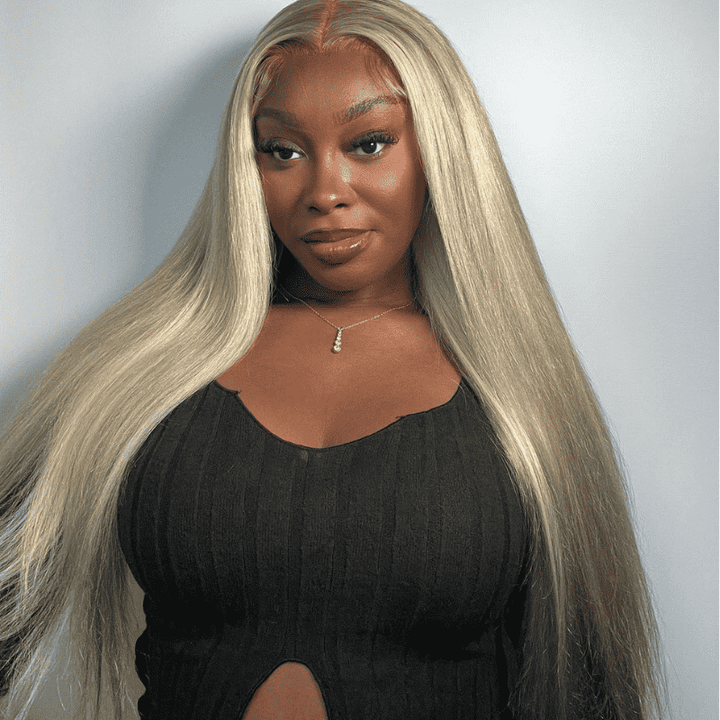 180% density Body Wave wig, Balayage Ash Blonde, 13x4 HD lace front
