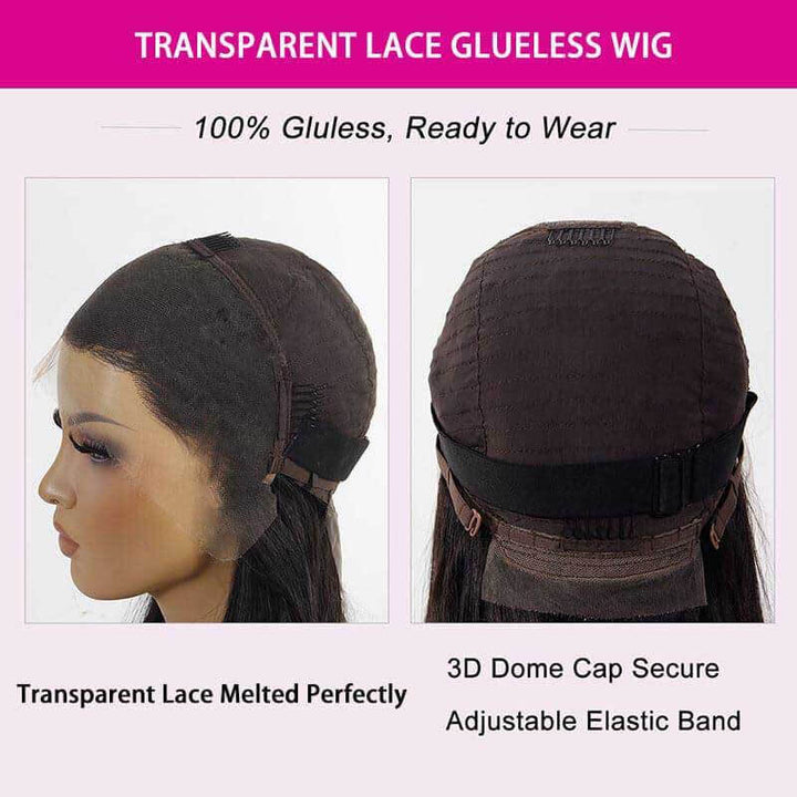 180% density glueless wig, 99J Burgundy Body Wave, 13x4 HD lace front