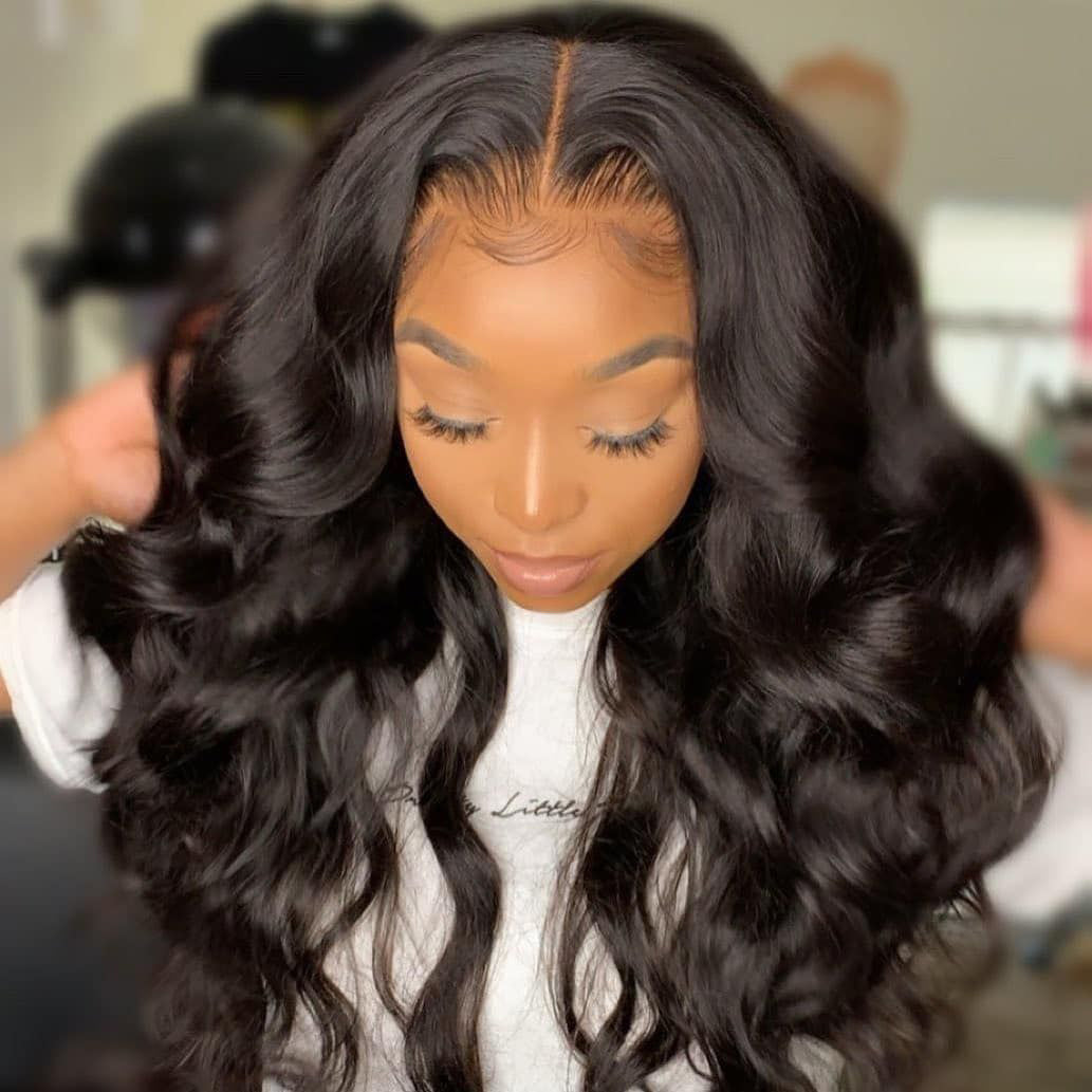 180% high density Body Wave wig, 13x4 HD lace front