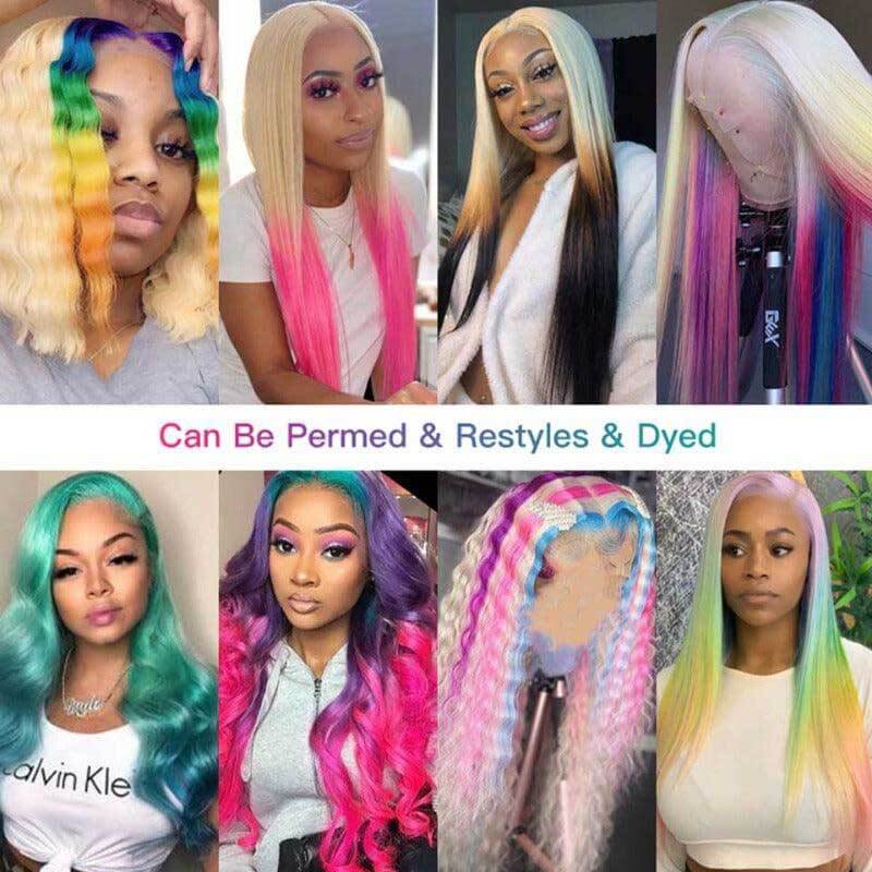 180% high density glueless wig, 613 Blonde Body Wave, 13x4 lace