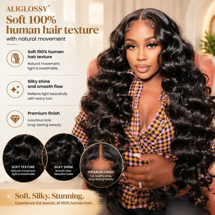 23-23.5 Inch Large Cap Loose Deep Wave Wigs For Big Heads 