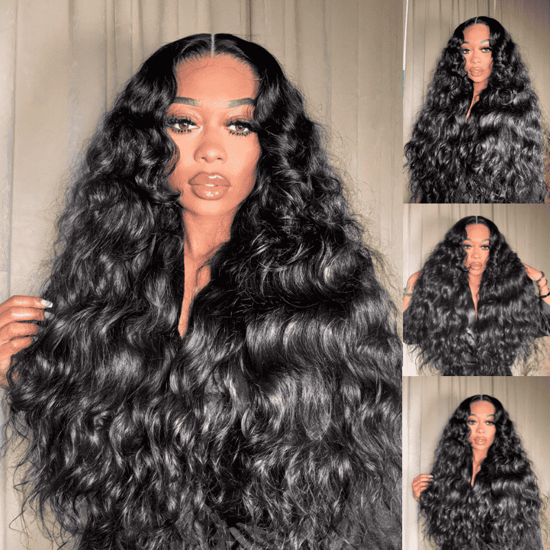 250% Density Pre Everything 13x4 HD lace front Natural Loose Body Wave wig