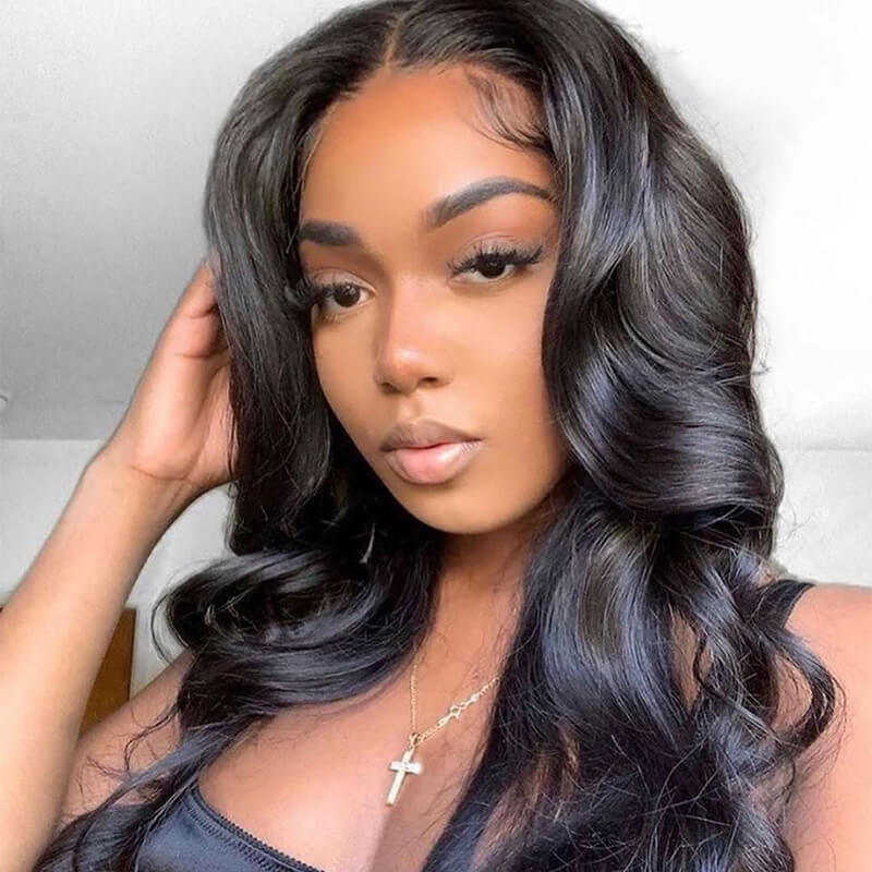 250% high density Body Wave wig, 13x6 HD lace front