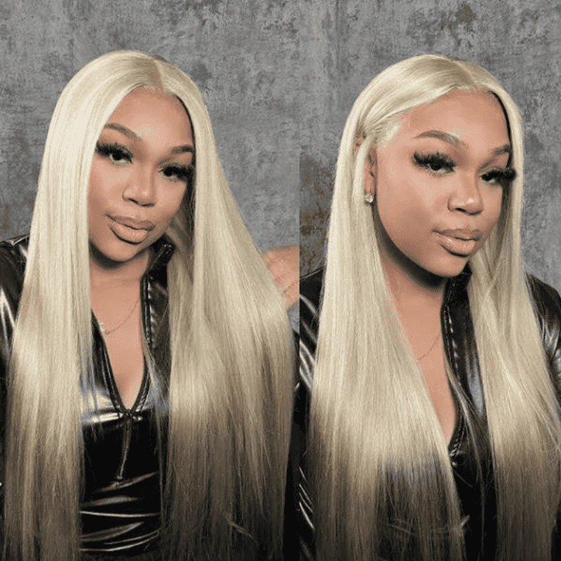 250% high density wig, Balayage Blonde Highlights, 13x4 HD lace front