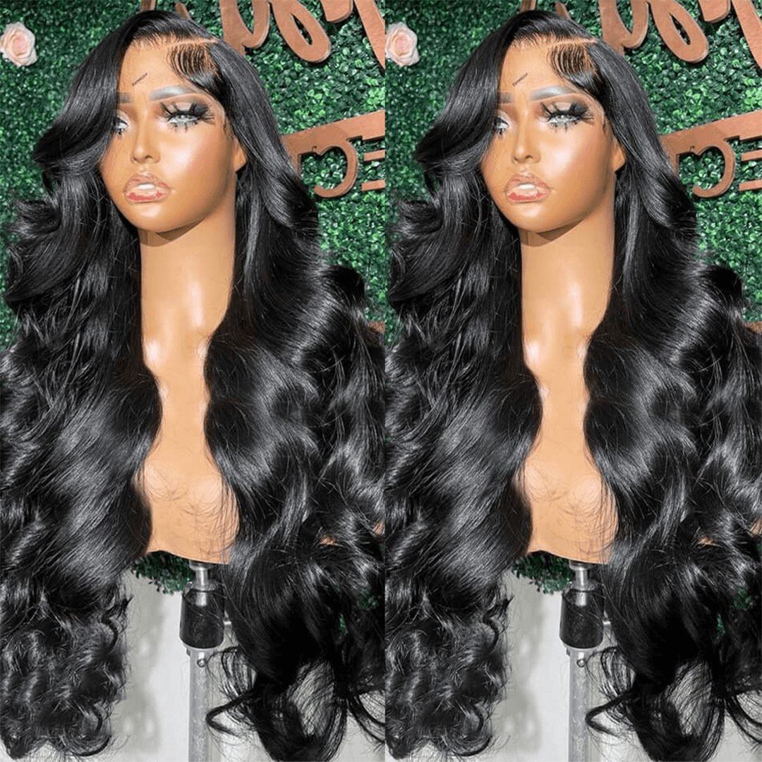 30 32 34 36 38 Inch Bussdown  13 * 4 HD Lace Frontal Loose Body Wave Virgin Human Hair Wigs