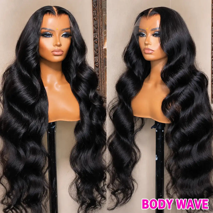 30 32 34 36 38 Inch Bussdown Extra Long Lace Front Human Hair Wig For Glamorous Style