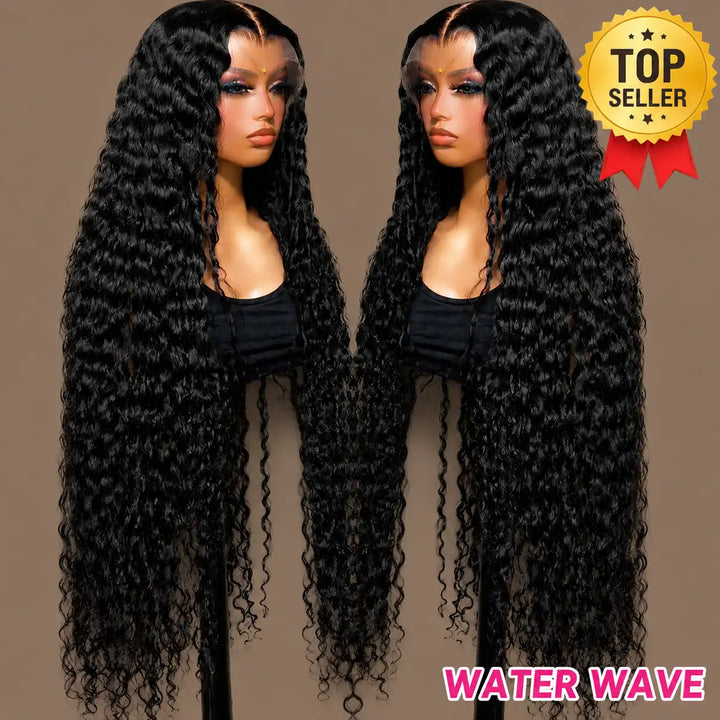 30 32 34 36 38 Inch Bussdown Lace Front Human Hair Wig 200% 250% High Density