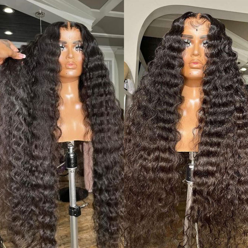 Aliglossy 30 32 34 36 38 Inch 200 250 Density 13x4 Lace Front Human Hair Wigs Straight Body Wave Loose Wave Deep Wave Water Wave Hair Wig