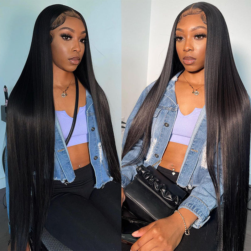 Aliglossy 30 32 34 36 38 Inch 200 250 Density 13x4 Lace Front Human Hair Wigs Straight Body Wave Loose Wave Deep Wave Water Wave Hair Wig
