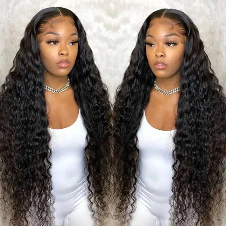 13x4 HD lace Deep Wave wig, premium human hair, beginner friendly