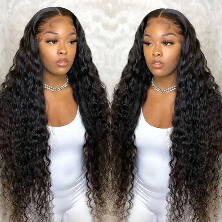13x4 HD lace Deep Wave wig, premium human hair, beginner friendly
