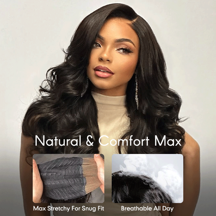 ALIGLOSSY 200 250 Density 13x6 HD Lace Front Body Wave Human Hair Wigs 100 virgin human hair detail