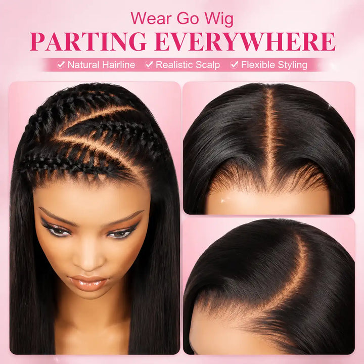 ALIGLOSSY Best Selling GLUELESS WATER WAVE LACE FRONT WIG