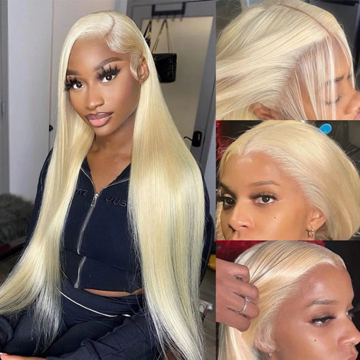 Aliglossy 613 lace frontal wig human hair