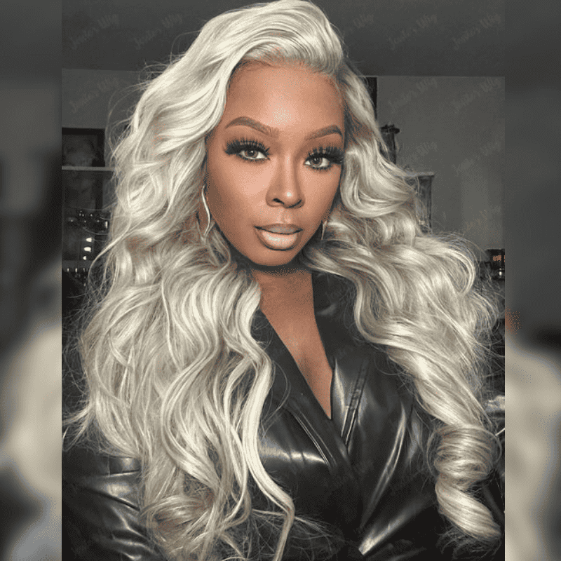 Balayage Blonde Highlights human hair wig, 250% density, 13x4 lace