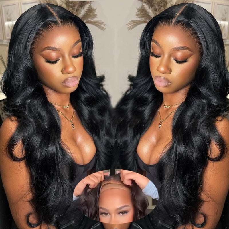 Beginner friendly glueless Body Wave wig, 4x4 5x5 HD lace