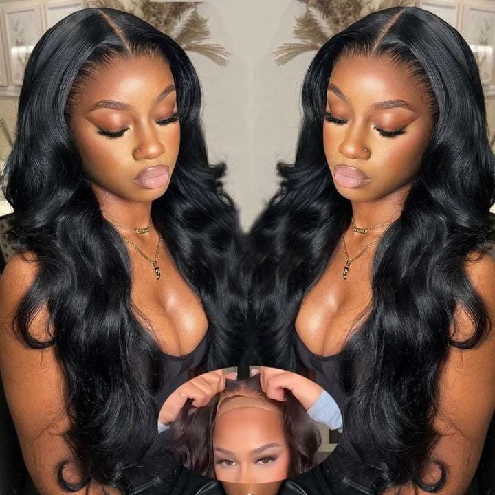 Beginner friendly glueless Body Wave wig, 4x4 5x5 HD lace