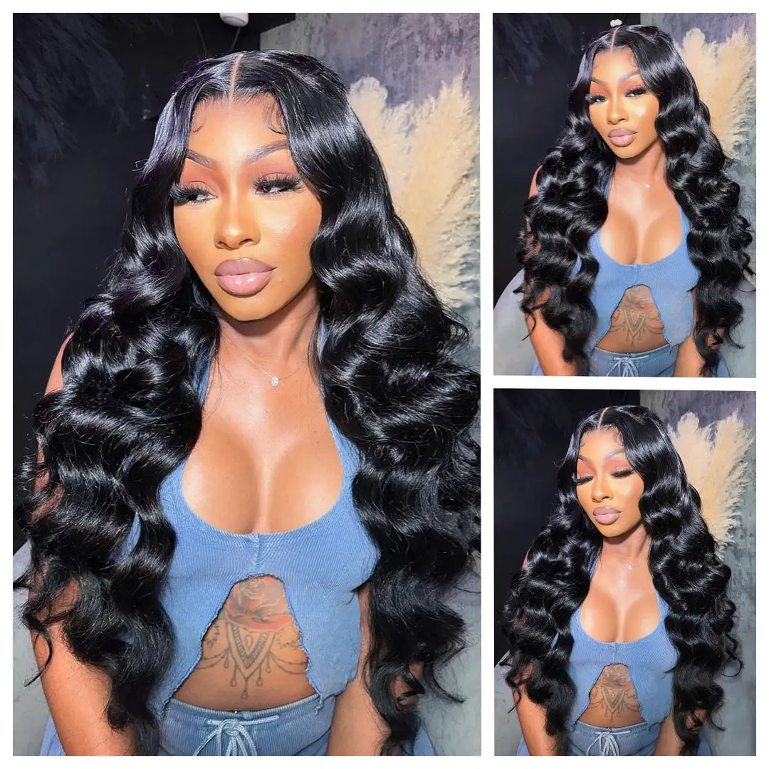 Big Head Friendly Large Cap Size Body Wave Lace Front Human Hair Wig 13x4 HD Lace