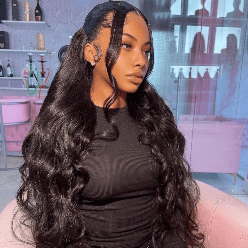 Body Wave human hair wig, 13x4 4x4 HD transparent lace front