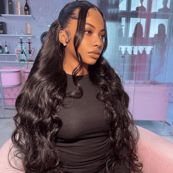 Body Wave human hair wig, 13x4 4x4 HD transparent lace front