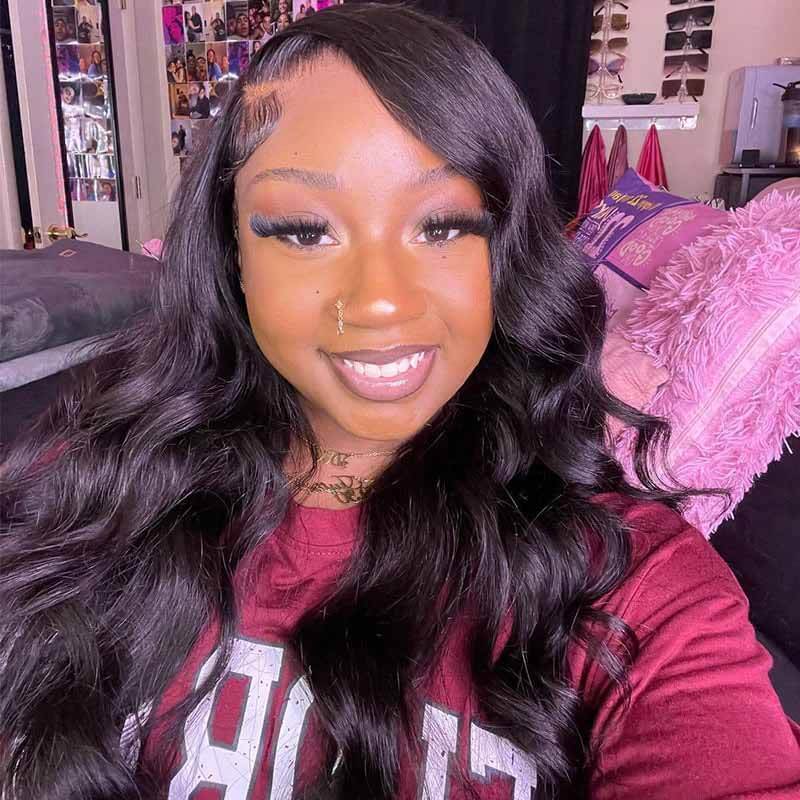 Body Wave lace front wig, 13x4 4x4 HD transparent lace, perfect for daily wear