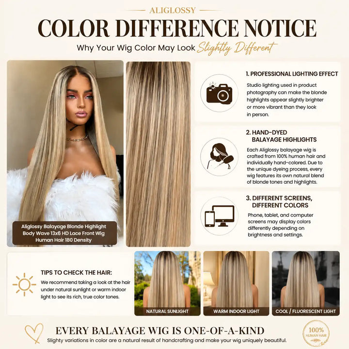 COLOR DIFFERENCE NOTICE