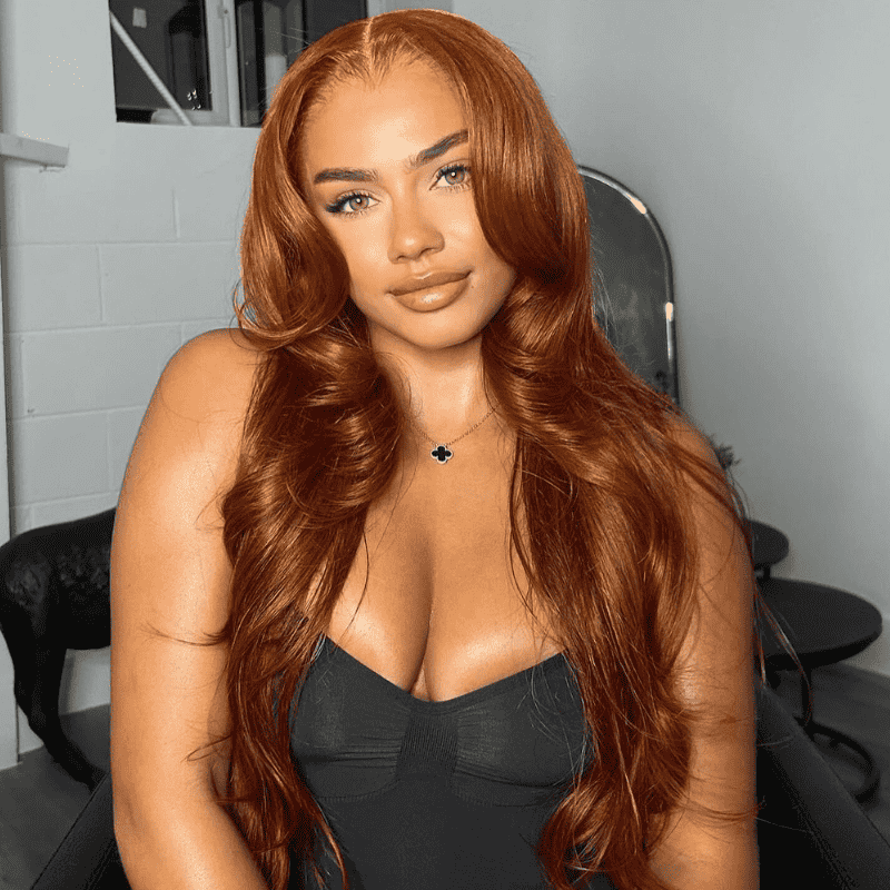 Curtain Bangs Body Wave human hair wig, 250% density, 13x4 lace front