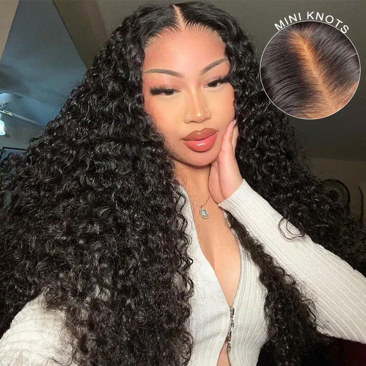 Easy Install Daily Wear GLUELESS WATER WAVE LACE FRONT WIG