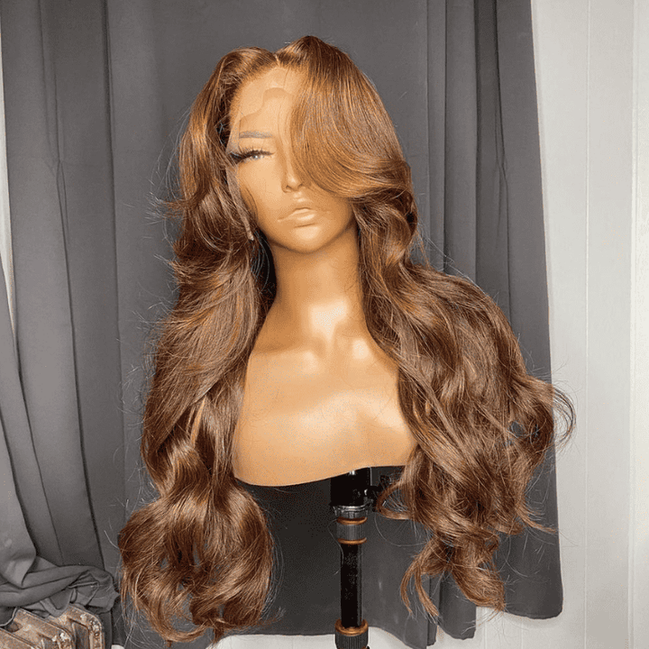 Premium Body Wave Human Hair Wig with HD lace front and natural waves