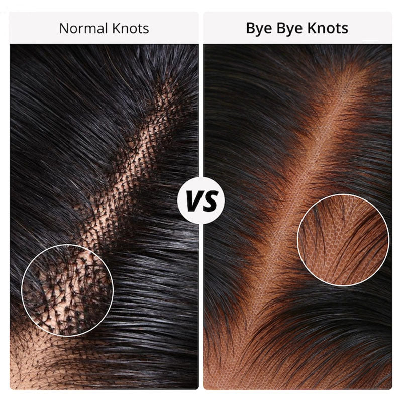 ALIGLOSSY Bye Bye Knots Pre Cut Wear Go Glueless Chocolate Brown Body Wave Closure Wig 4x4 5x5 HD Transparent Human Hair Lace Wigs