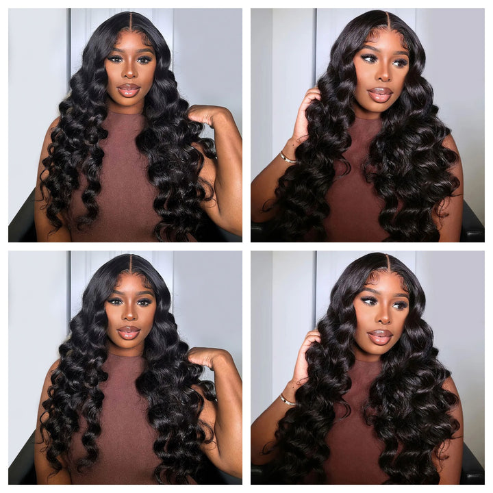 Wear & Go Glueless Loose Deep Wave Human Hair Wig 4x4 5x5 HD Lace Closure Pre Cut 2