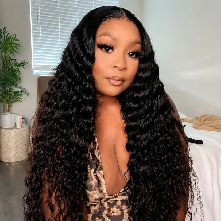 Wear & Go Glueless Loose Deep Wave Human Hair Wig 4x4 5x5 HD Lace Closure Pre Cut 5