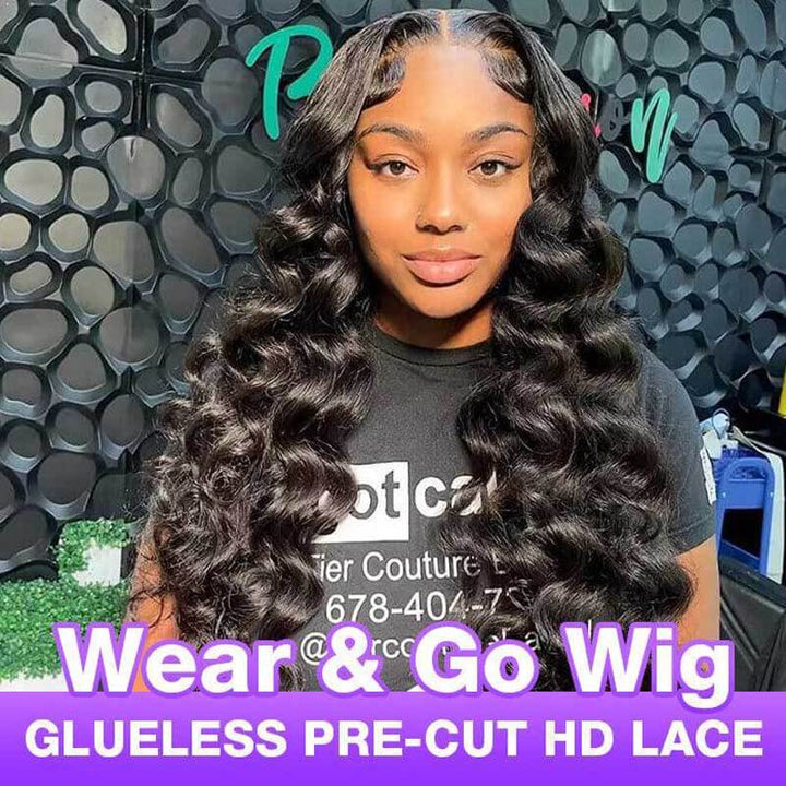 atural looking 5x5 lace closure loose deep wave wig for effortless daily styling